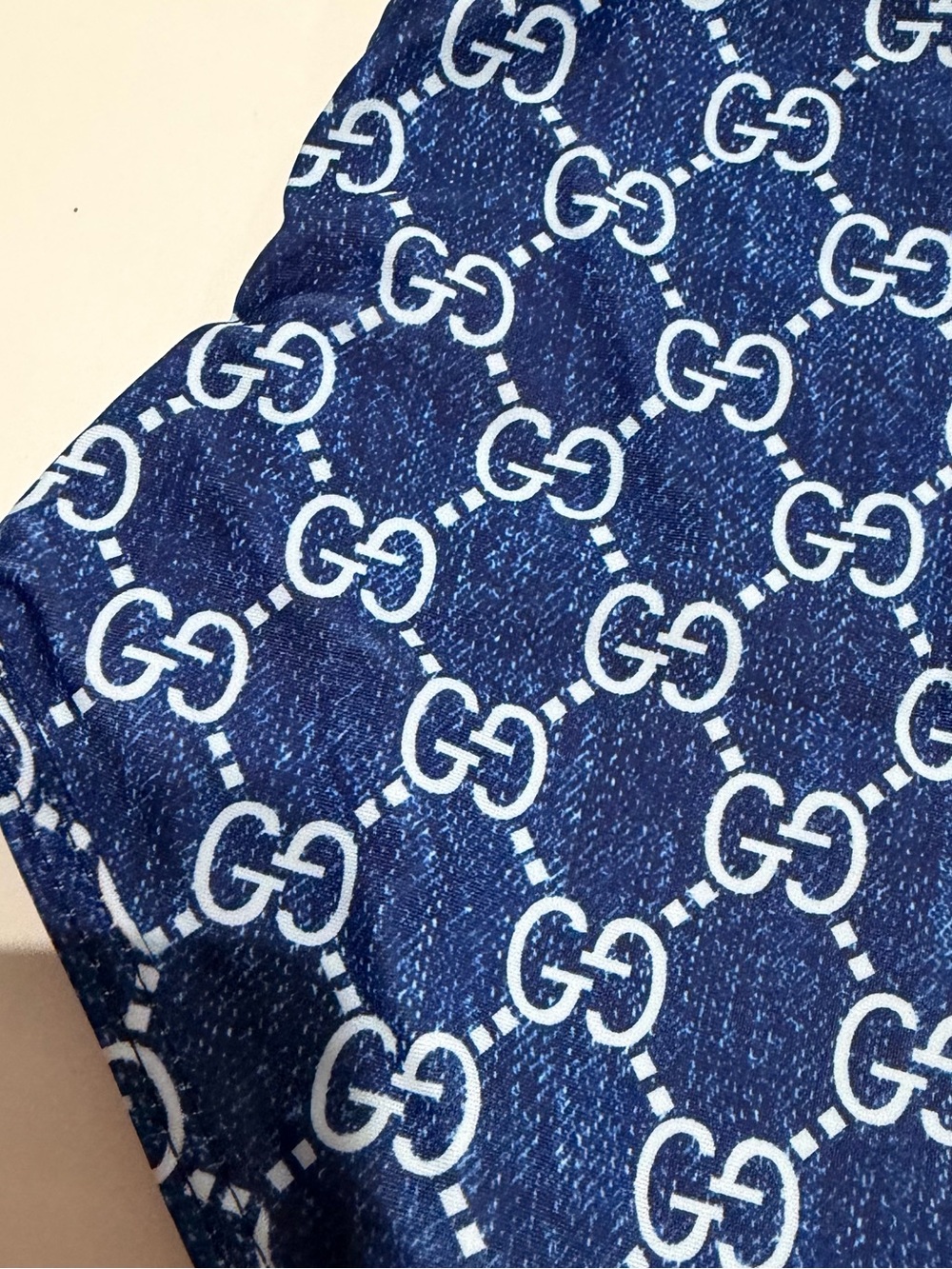 Gucci monogram  Navy Blue Logo One-Piece Swimsuit - Picture 6 of 6